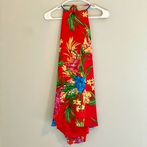 RARE Show Me Me Your Mumu tropical backless dress